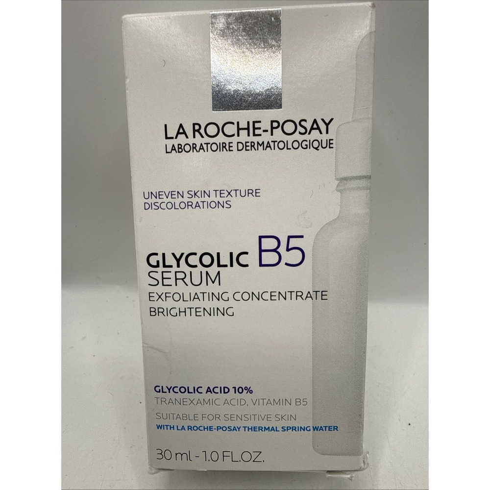 La Roche-Posay Uneven Skin Glycolic B5 Serum Brightening 1oz EXP4/2027+ B99-93 - Picture 2 of 5